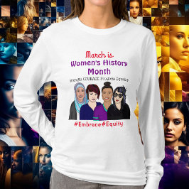 Camiseta Marcha é a História da Mulher Mês