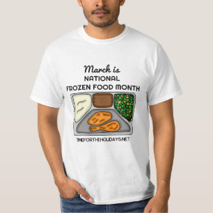 Camiseta Marcha é Mês de Comida Nacional Congelado