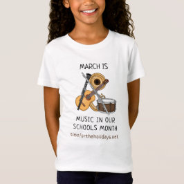 Camiseta Marcha é Música em nossas Escolas Mês