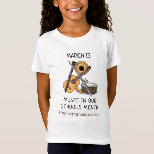 Camiseta Marcha é Música em nossas Escolas Mês