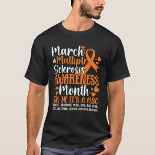Camiseta Marcha é Sensibilização para a Esclerose Múltipla