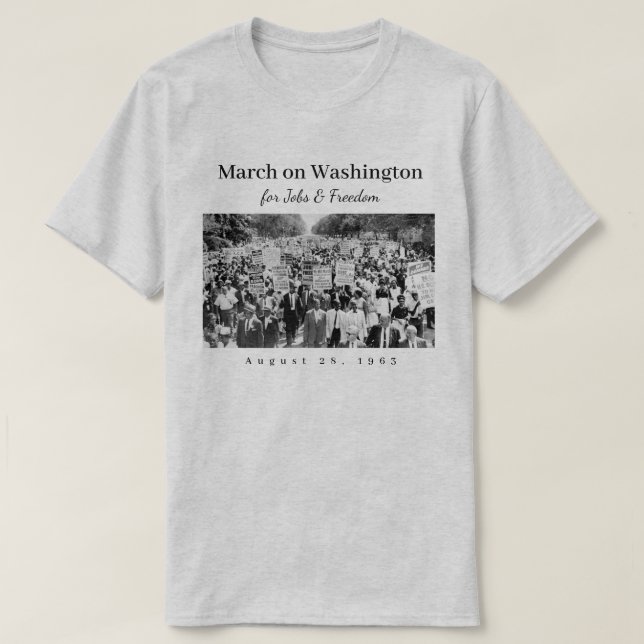 Camiseta Marcha em Washington (Frente do Design)