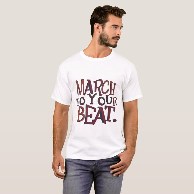 Camiseta Marcha para o seu espancamento (Frente Completa)