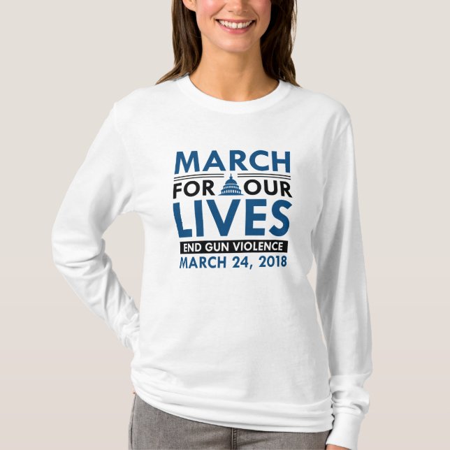 Camiseta Marcha pela Nossas Vidas (Frente)