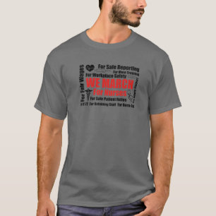 Camiseta Marchamos Por Enfermeira Por Salários Justos Milhõ