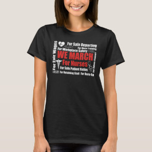 Camiseta Marchamos Por Enfermeiras Milhões De Enfermeiras M