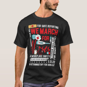 Camiseta Marchamos Por Enfermeiras Milhões De Enfermeiras M