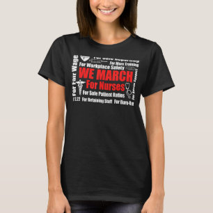 Camiseta Marchamos Por Enfermeiras Milhões De Enfermeiras M
