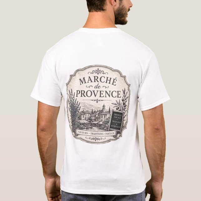 camiseta marché de provence (Verso)