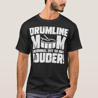 Camiseta Marching Banda Drummer Engraçado Tambor Mãe