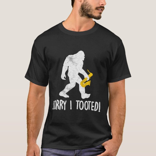 Camiseta Marching Banda Engraçado Saxofone (Frente)
