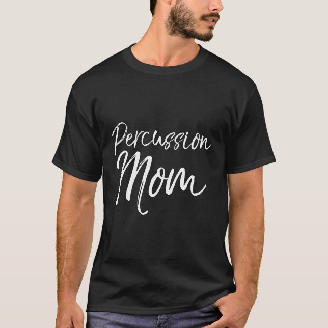 Camiseta Marching Banda Mãe Por Percussão Mãe (Frente)