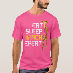 Camiseta Marching Banda Musical Trumpeter Gift Música Trump