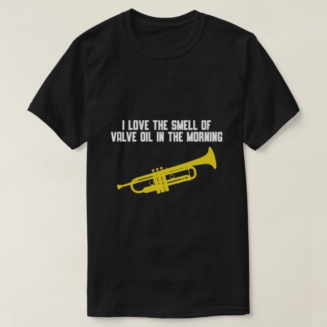 Camiseta Marching Banda Trumpeter Jazz Trumpeter (Frente do Design)