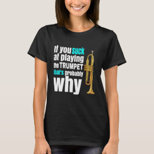 Camiseta Marching concert jazz banda músico trompete engraç