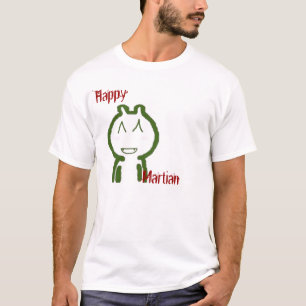 Camiseta marciano feliz