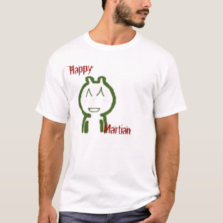 Camiseta marciano feliz