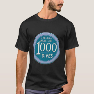 Camiseta Marco de 1000 Imersões Scuba Comemore 1000 Imersõe