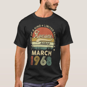 Camiseta Março De 1968 55 Anos De Estância Retro 55º Bi