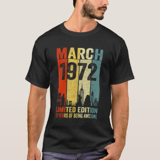 Camiseta Março De 1972 50 Anos De Esforço