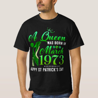 Camiseta Março de 1973 50º aniversário Feliz Dia de São Pat