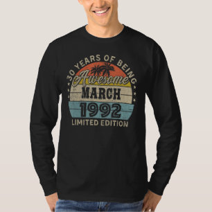 Camiseta Março De 1992 30 Anos De Esforço
