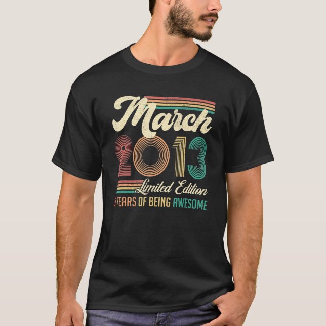 Camiseta Março De 2013 9 Anos (Frente)