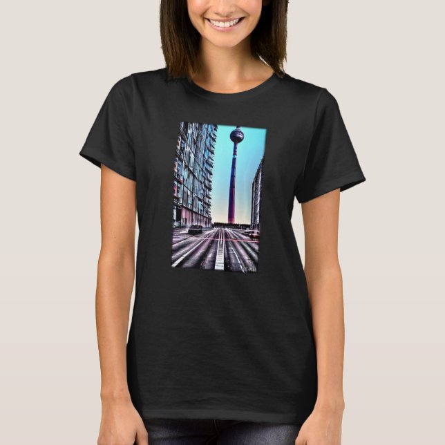 Camiseta Marco de visão da cidade de Berlim, Torre de Berli (Frente)