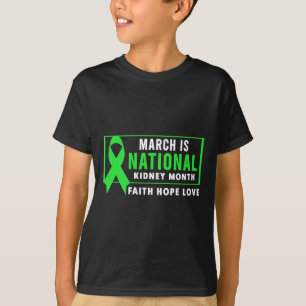 Camiseta Março é mês de consciência nacional sobre a doença