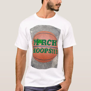 Camiseta Março HOOPS Basquetebol Trevo Saltitante Olhos