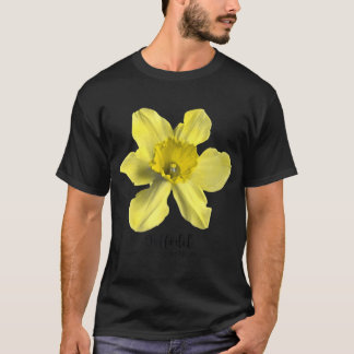 Camiseta Março Nascimento Mês Flor Daffodil vintage T-Shirt