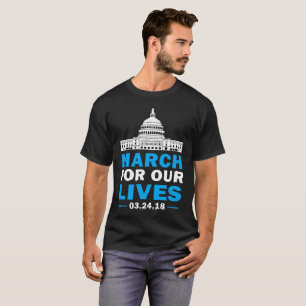 Camiseta Março para nosso vidas tshirt t-shirt do 24 de