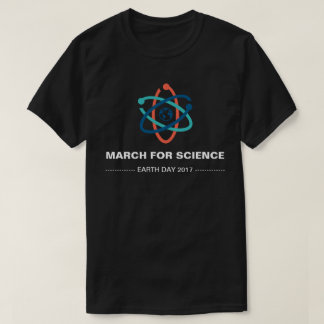 Camiseta Março para o Dia da Terra 2017 da ciência