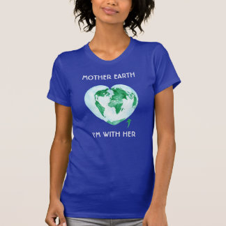 Camiseta Março para o T da ciência - Mãe Terra, eu sou com