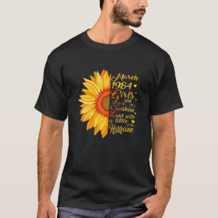 Camiseta Março Rapariga 1984 T 37 Anos 37