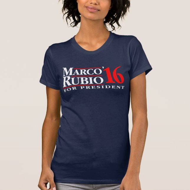 Camiseta Marco Rubio para o presidente (Frente)