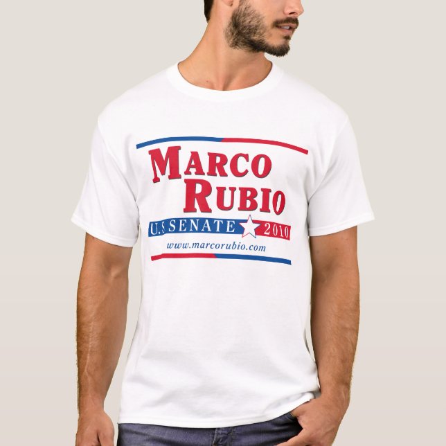 Camiseta Marco Rubio para o t-shirt do Senado (Frente)