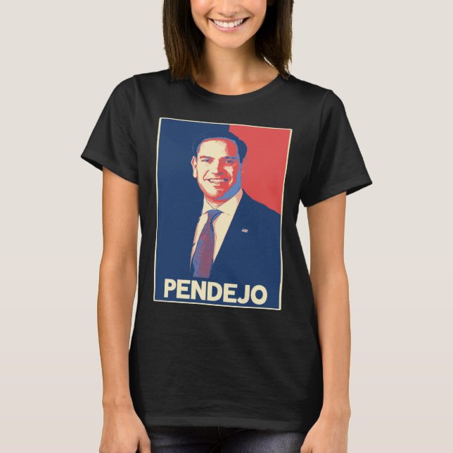 Camiseta Marco Rubio Pendejo Absentee Não Funciona (Frente)