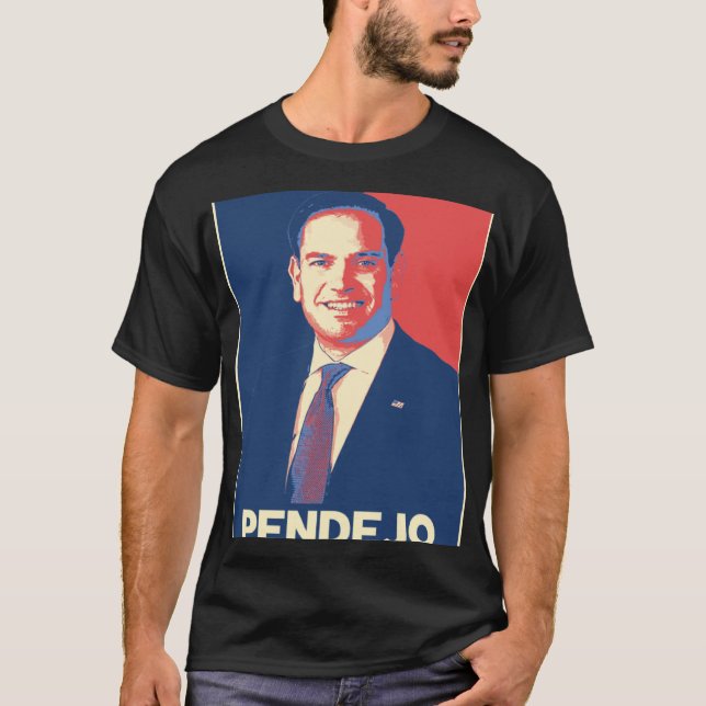 Camiseta Marco Rubio Pendejo Absentee Não Funciona (Frente)