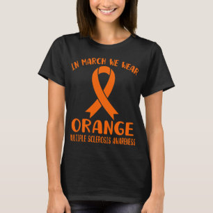 Camiseta Março Vestimos Consciência da Esclerose Múltipla L