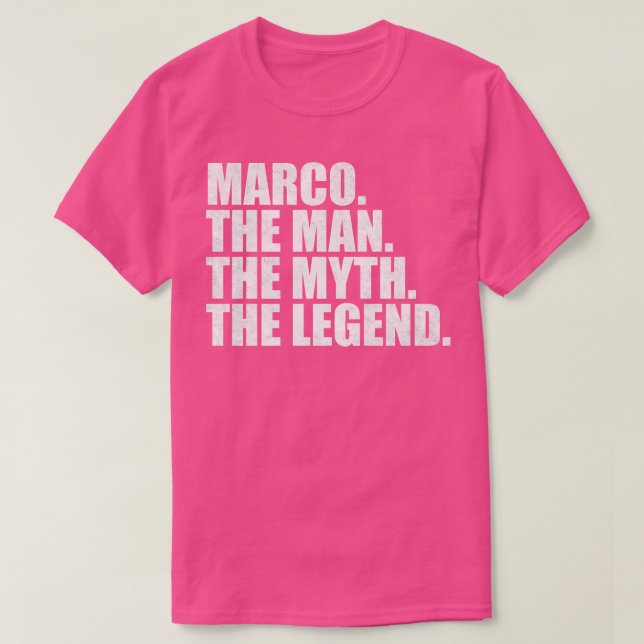 Camiseta MarcoMarco Nome Marco Nome do Marco (Frente do Design)