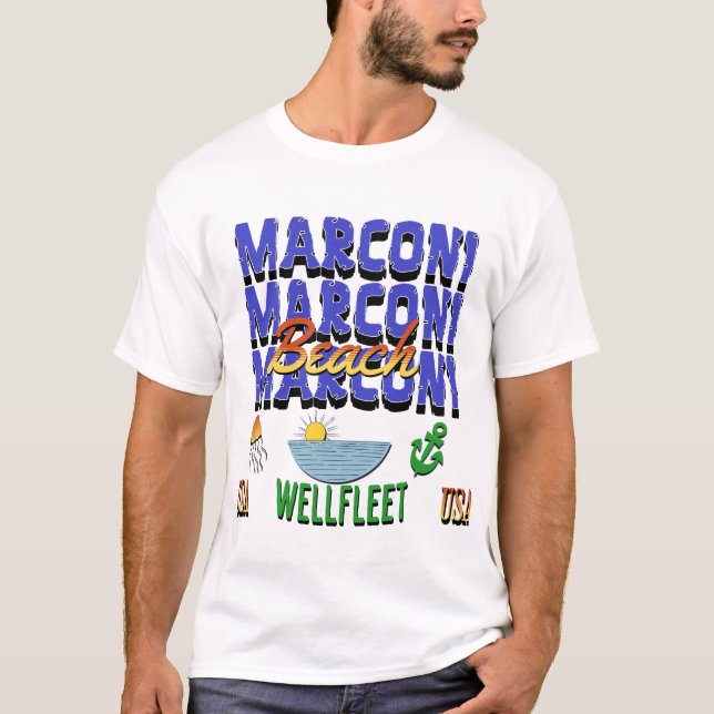 Camiseta Marconi Beach, WellFrota (Frente)