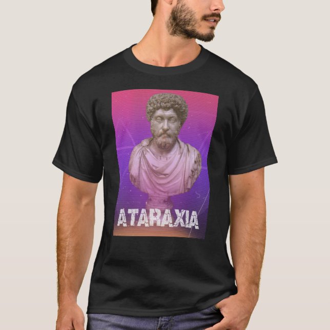Camiseta Marcus Aurelius - Ataraxia (Frente)