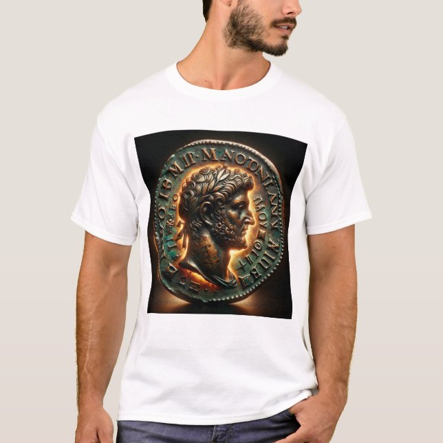 Camiseta Marcus Aurelius Coin Shirt (Frente)
