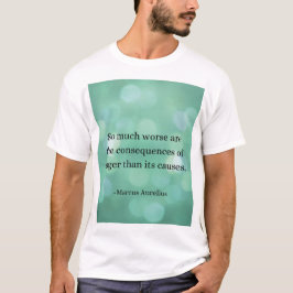 Camiseta Marcus Aurelius: Conquiste a raiva, encontre a paz
