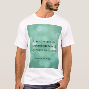 Camiseta Marcus Aurelius: Conquiste a raiva, encontre a paz