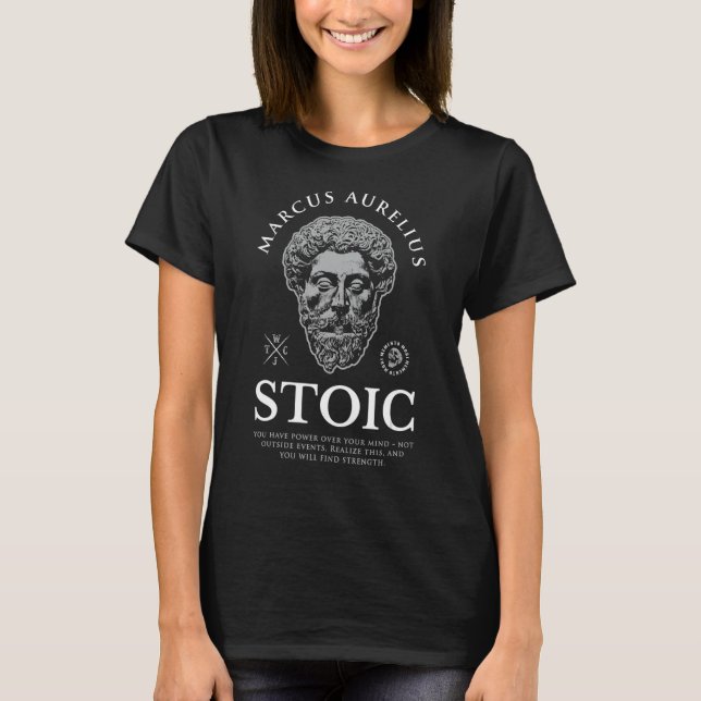 Camiseta Marcus Aurelius Cote u201CFind Resistthu201D Stoi (Frente)