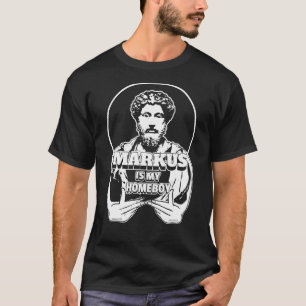 Camiseta Marcus Aurelius é o meu Ficar em casa