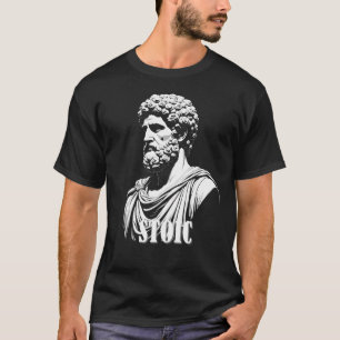 Camiseta Marcus Aurelius Stoic Wisdom T-Shirt para Homens