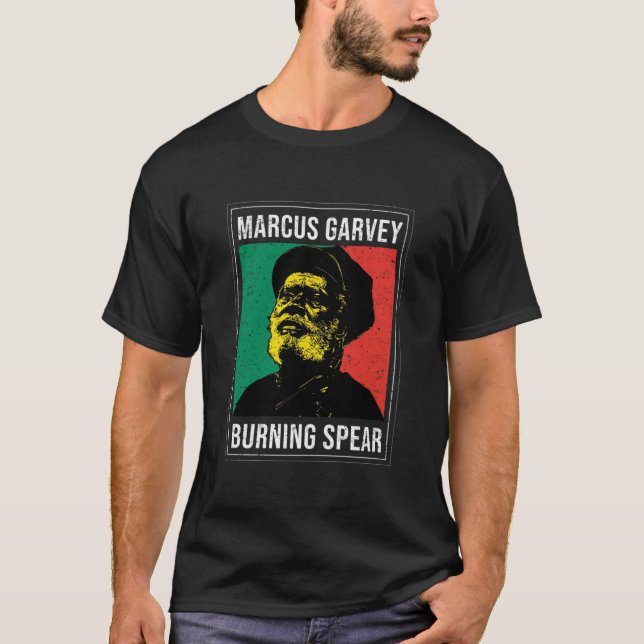 Camiseta Marcus Garvey - Burning Spear Essential (Frente)